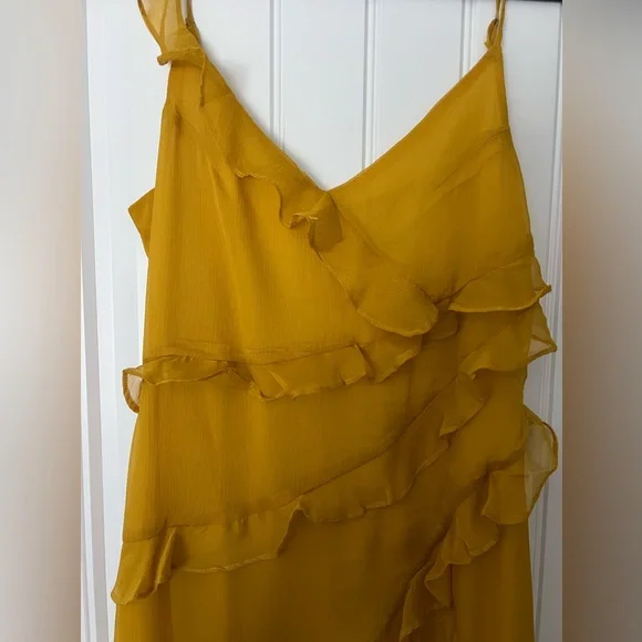 Petal & Pup Yellow Ruffle Maxi Dress - Picture 7 of 11